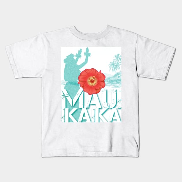 Maui Ikaika is Maui Strong Kids T-Shirt by burchesssere